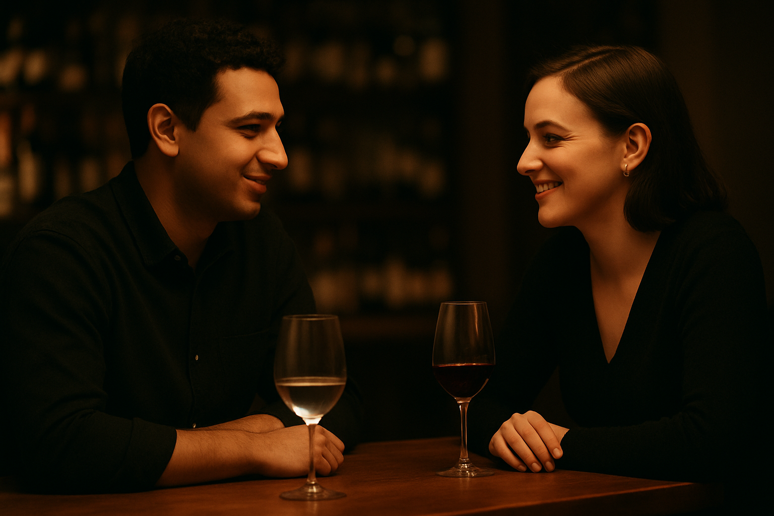 Couple enjoying a date